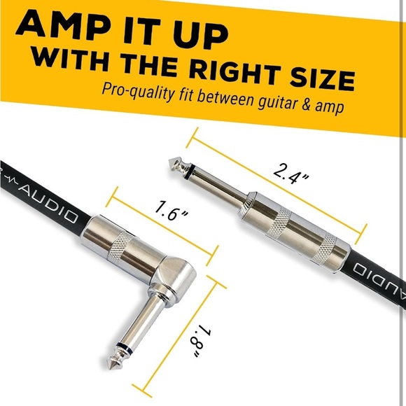 GLS Audio Black and White Instrument Cable (041) - Picture 6 of 6